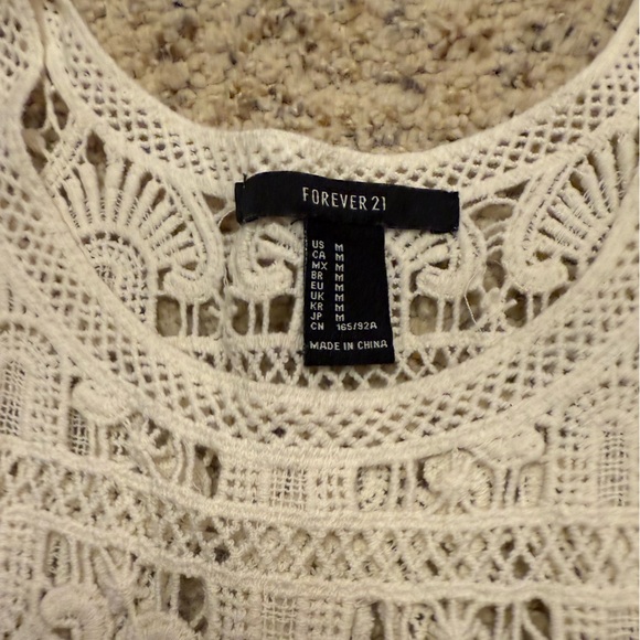 Forever 21 Lace Tank - Picture 2 of 3